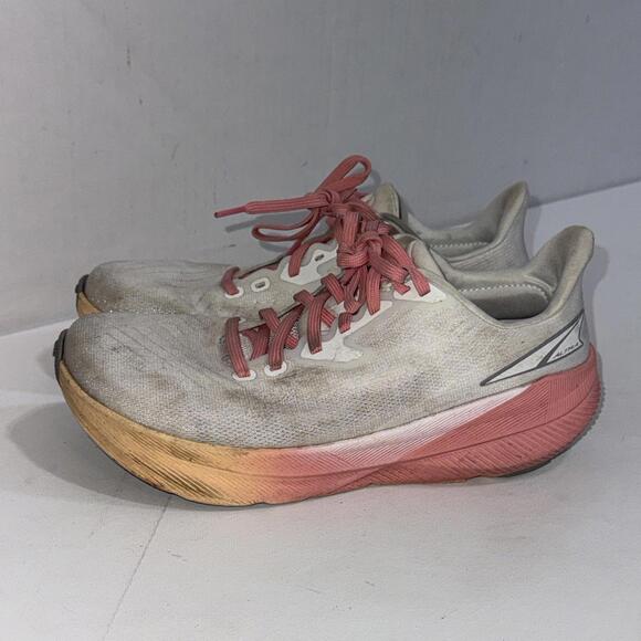 Altra Experience Flow Shoes Womens White Orange Road Running Sneakers Size 8 - Picture 2 of 12